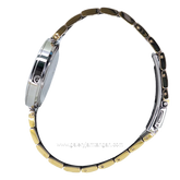 ELLE EL004-1S10B16 Silver Gold Stainless Steel Strap